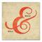 Rock And Roll Ampersand 16" x 16" Canvas Wall Art
